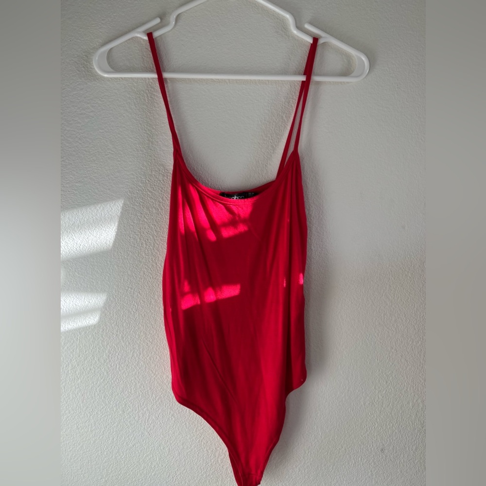 Red bodysuit